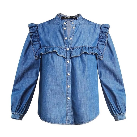Veronica Beard Tops - Veronica Beard Tes Button Down Woven Top Size 0